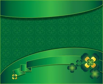 Background for patrick day Stock Illustration