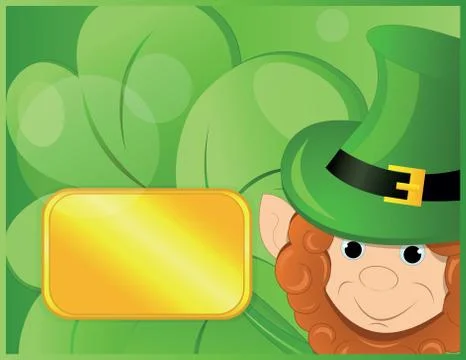 Background  on patrick day Stock Illustration