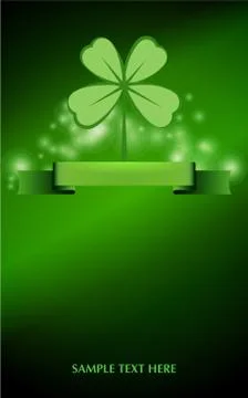 Background for Patrick s day poster Stock Illustration