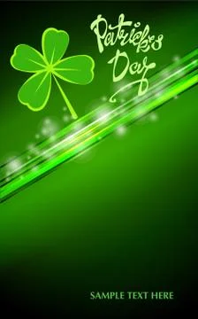 Background for Patrick s day poster Stock Illustration