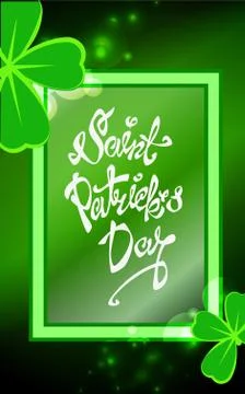Background for Patrick s day poster Stock Illustration