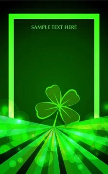 Background for Patrick s day poster Stock Illustration