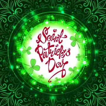 Background for Patrick s day poster Stock Illustration