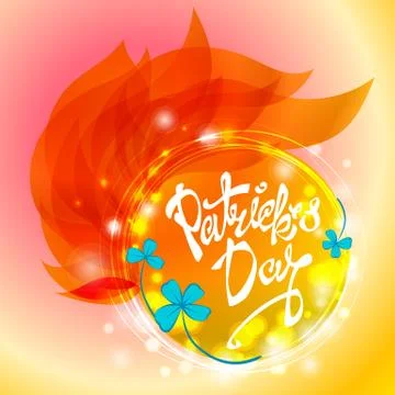 Background for Patrick s day poster Stock Illustration