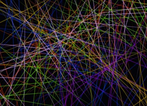 Background Pattern, Abstract Crossing of Multi Colors Lines and Strips or Lig Stockillustratie