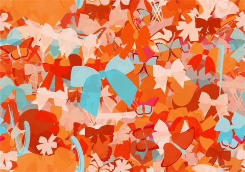 Background pattern abstract seamless design texture. Theme is about , summer Stock Illustration