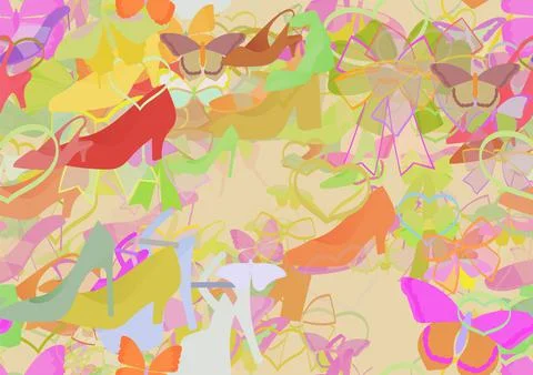 Background pattern abstract seamless design texture. Theme is about vector, c Stock Illustration
