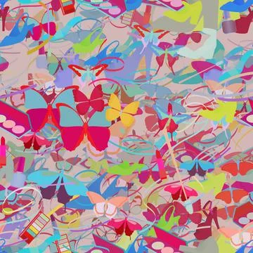 Background pattern abstract seamless design texture. Theme is about woven, po Stock Illustration