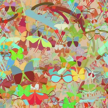 Background pattern abstract seamless design texture. Theme is about decoratio Illustrazione stock