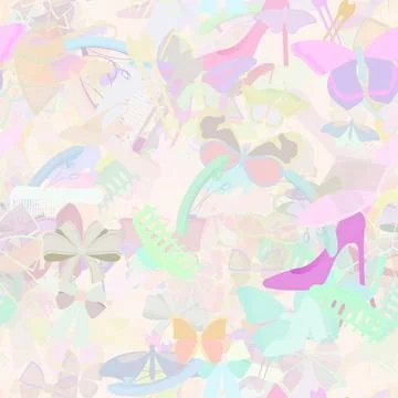 Background pattern abstract seamless design texture. Pastel. Theme is about d Stock Illustration