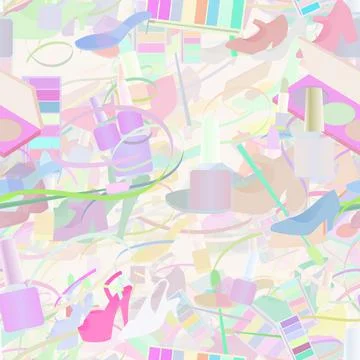 Background pattern abstract seamless design texture. Pastel. Theme is about m Stock Illustration