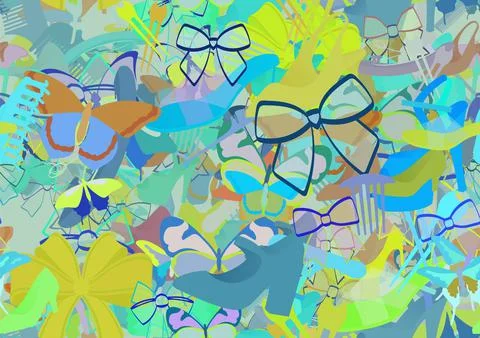 Background pattern abstract seamless design texture. Theme is about design, g Stock Illustration