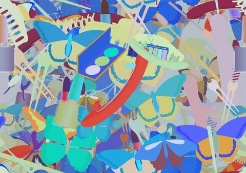 Background pattern abstract seamless design texture. Theme is about backgroun Stock Illustration