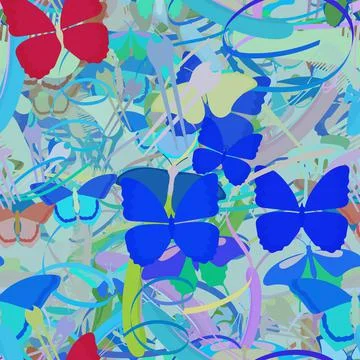Background pattern abstract seamless design texture. Theme is about wild, spr Stock Illustration