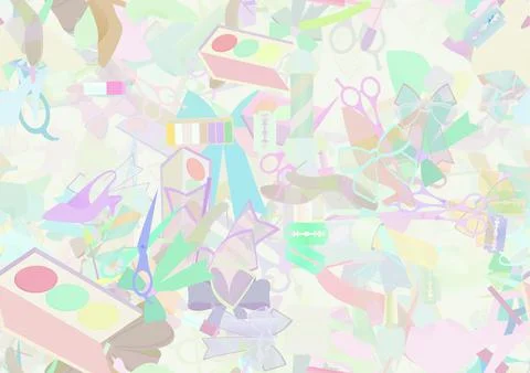 Background pattern abstract seamless design texture. Pastel. Theme is about t Stock-Illustration