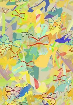 Background pattern abstract seamless design texture. Theme is about style, wa Stock Illustration