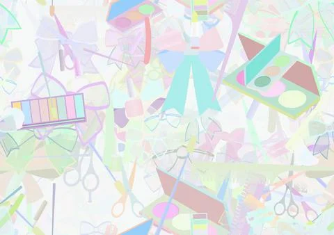 Background pattern abstract seamless design texture. Pastel. Theme is about m Stock Illustration
