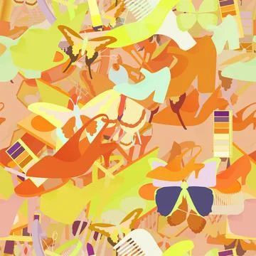 Background pattern abstract seamless design texture. Theme is about powder, l Stock Illustration