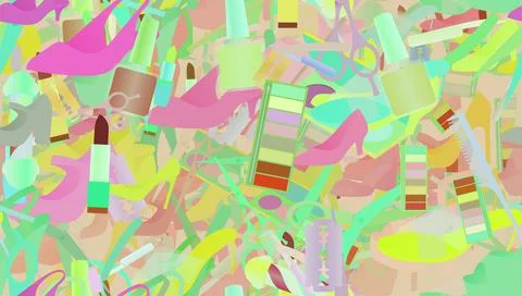 Background pattern abstract seamless design texture. Theme is about ointment, Stock Illustration