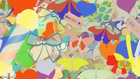 Background pattern abstract seamless design texture. Theme is about Barber's  Stock Illustration