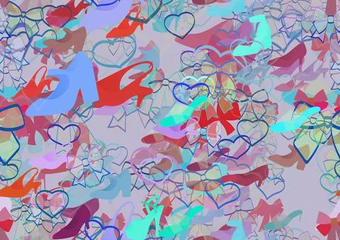 Background pattern abstract seamless design texture. Theme is about decoratio Stock Illustration