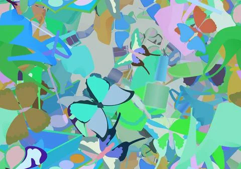 Background pattern abstract seamless design texture. Theme is about decoratio Stock Illustration