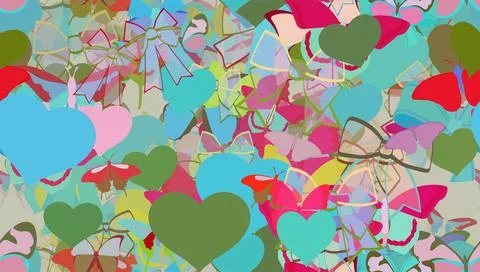 Background pattern abstract seamless design texture. Theme is about wing, rep Stock Illustration