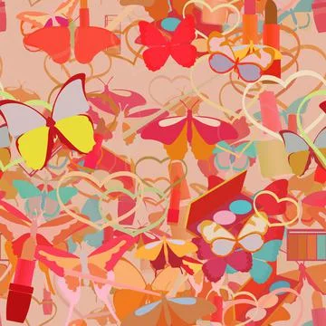 Background pattern abstract seamless design texture. Theme is about vector, d Stock Illustration