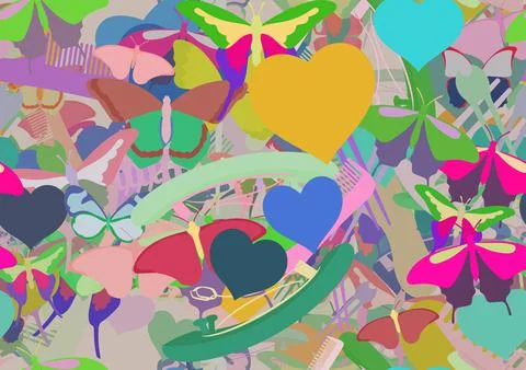 Background pattern abstract seamless design texture. Theme is about slip, des Stock Illustration