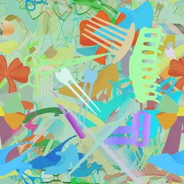 Background pattern abstract seamless design texture. Theme is about slingback Stock Illustration