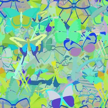 Background pattern abstract seamless design texture. Theme is about silhouett Stock Illustration