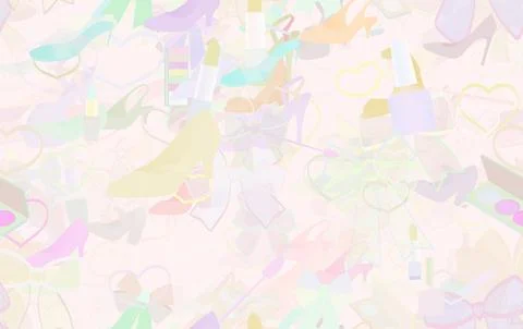 Background pattern abstract seamless design texture. Pastel. Theme is about m Stock Illustration