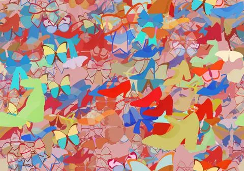 Background pattern abstract seamless design texture. Theme is about repeat, c Stock Illustration