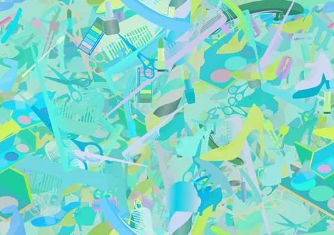 Background pattern abstract seamless design texture. Theme is about tones, po Stock Illustration