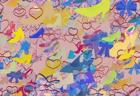 Background pattern abstract seamless design texture. Theme is about decoratio Stock Illustration