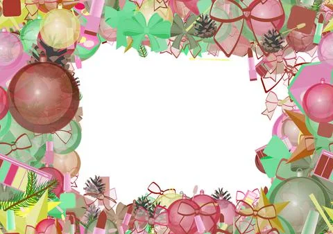 Background pattern abstract seamless design texture. Border frame, transparen Stock Illustration