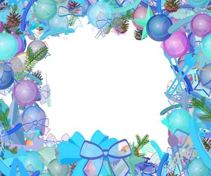 Background pattern abstract seamless design texture. Border frame, transparen Stock Illustration