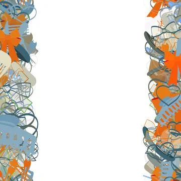 Background pattern abstract seamless design texture. Vertical stripes. Border Stock Illustration