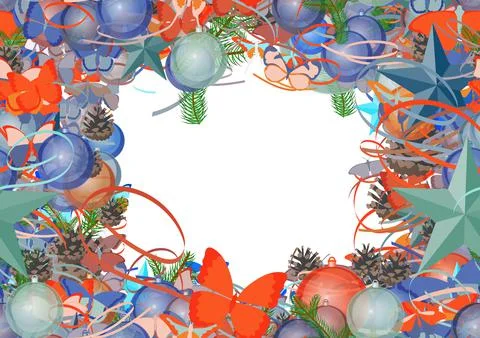 Background pattern abstract seamless design texture. Border frame, transparen Stock Illustration