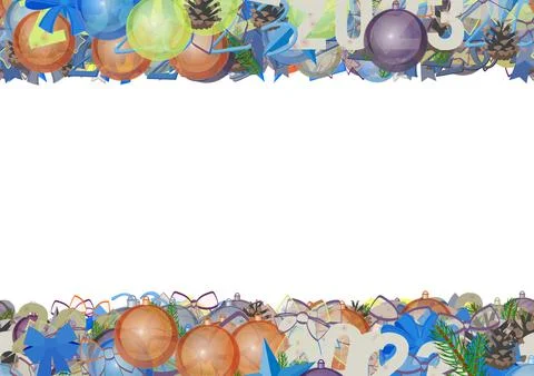 Background pattern abstract seamless design texture. Horizontal stripes. Bord Stock Illustration