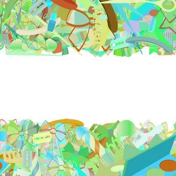 Background pattern abstract seamless design texture. Horizontal stripes. Bord Stock Illustration