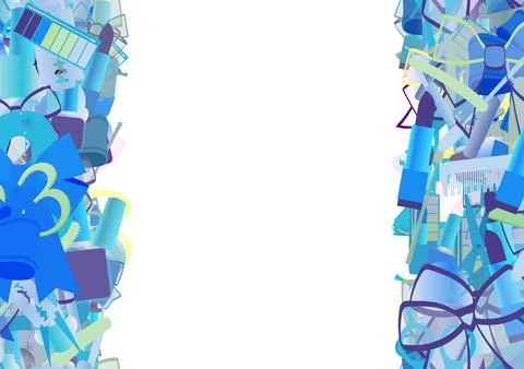 Background pattern abstract seamless design texture. Vertical stripes. Border Stock Illustration