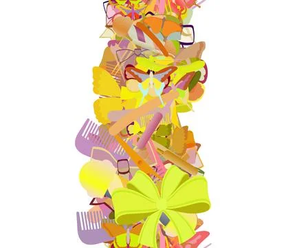 Background pattern abstract seamless design texture. Vertical stripe. Border  Illustrazione stock