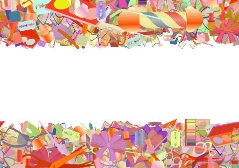 Background pattern abstract seamless design texture. Horizontal stripes. Bord Stock Illustration