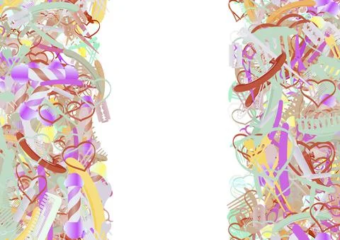 Background pattern abstract seamless design texture. Vertical stripes. Border Stock Illustration