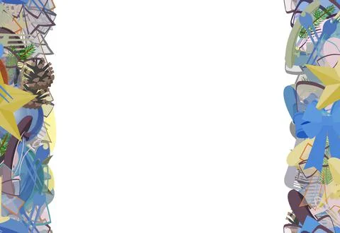 Background pattern abstract seamless design texture. Vertical stripes. Border Stock Illustration