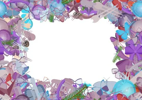 Background pattern abstract seamless design texture. Border frame, transparen Stock Illustration
