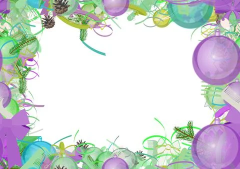 Background pattern abstract seamless design texture. Border frame, transparen Stock Illustration