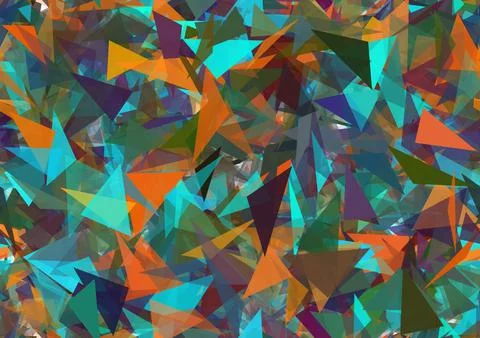 Background pattern abstract seamless design texture. Theme is about triangles Stock Illustration