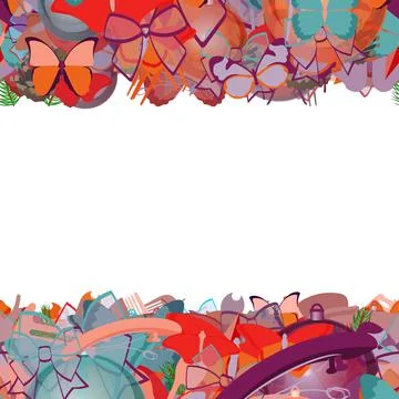 Background pattern abstract seamless design texture. Horizontal stripes. Bord Stock Illustration